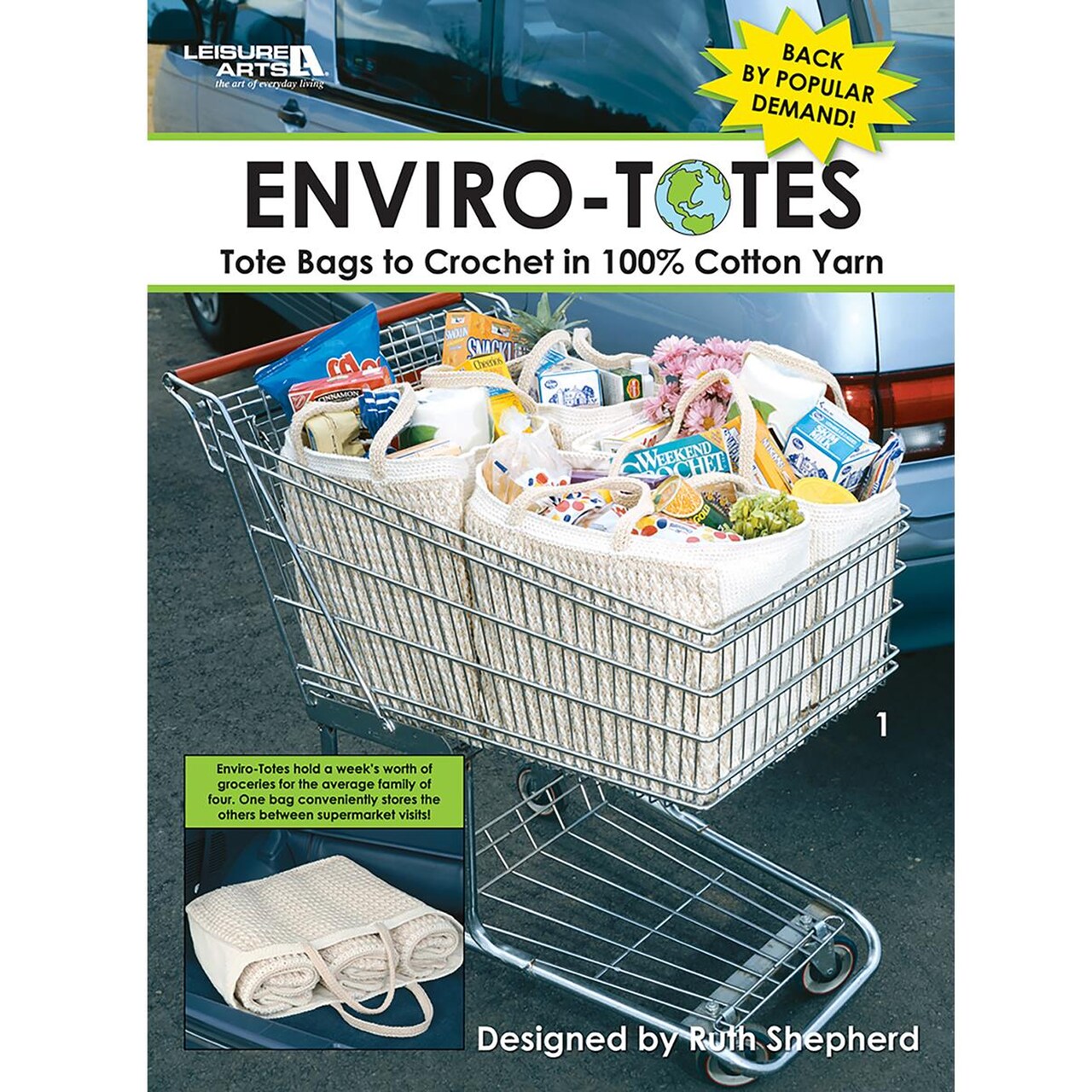 Leisure Arts Enviro-Totes Crochet Book, Crochet Book, Pattern Books, Books Patterns, Patterns, Stitch Patterns For Beginners
